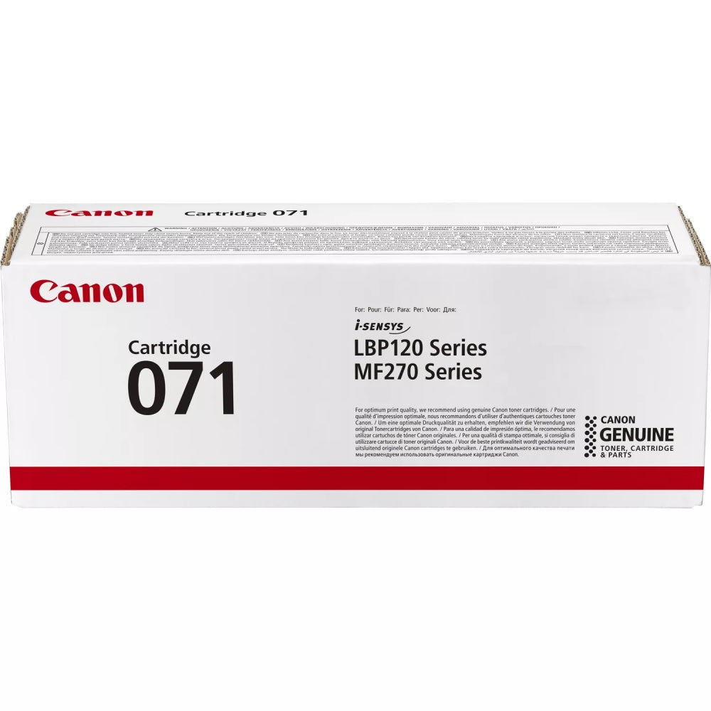 Canon 071 Black Toner Cartridge (5645C002AA) image 1
