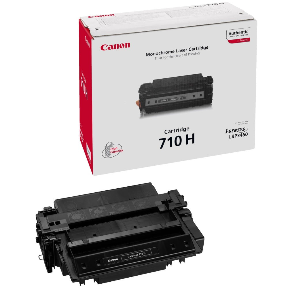 Genuine Canon 710H High Yield Black Laser Toner Cartridge (0986B001AA) image 1