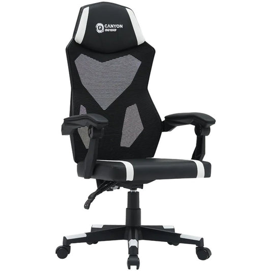 Canyon Flow MCH01 Ergonomic Gaming Chair – White (CNE-MCH01W) image 2