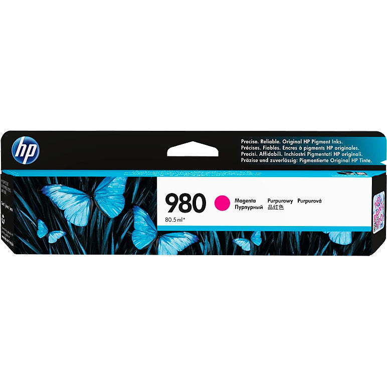HP 980 Magenta Ink Cartridge (D8J08A) image 1