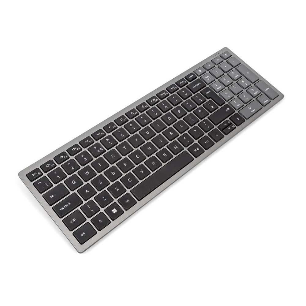 Dell KB740 Compact Multi-Device Wireless Keyboard (580-AKOX) — front view