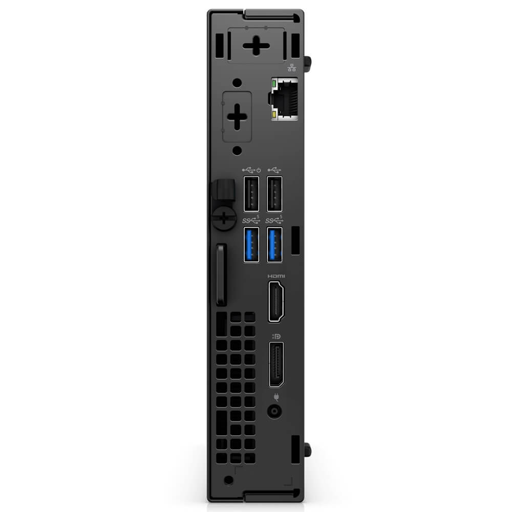 Dell OptiPlex 7020 MFF Desktop PC – Core i5 14500T / 16GB RAM / 512GB SSD / Win 11 Pro (N011O7020MFFEMEA) — rear view