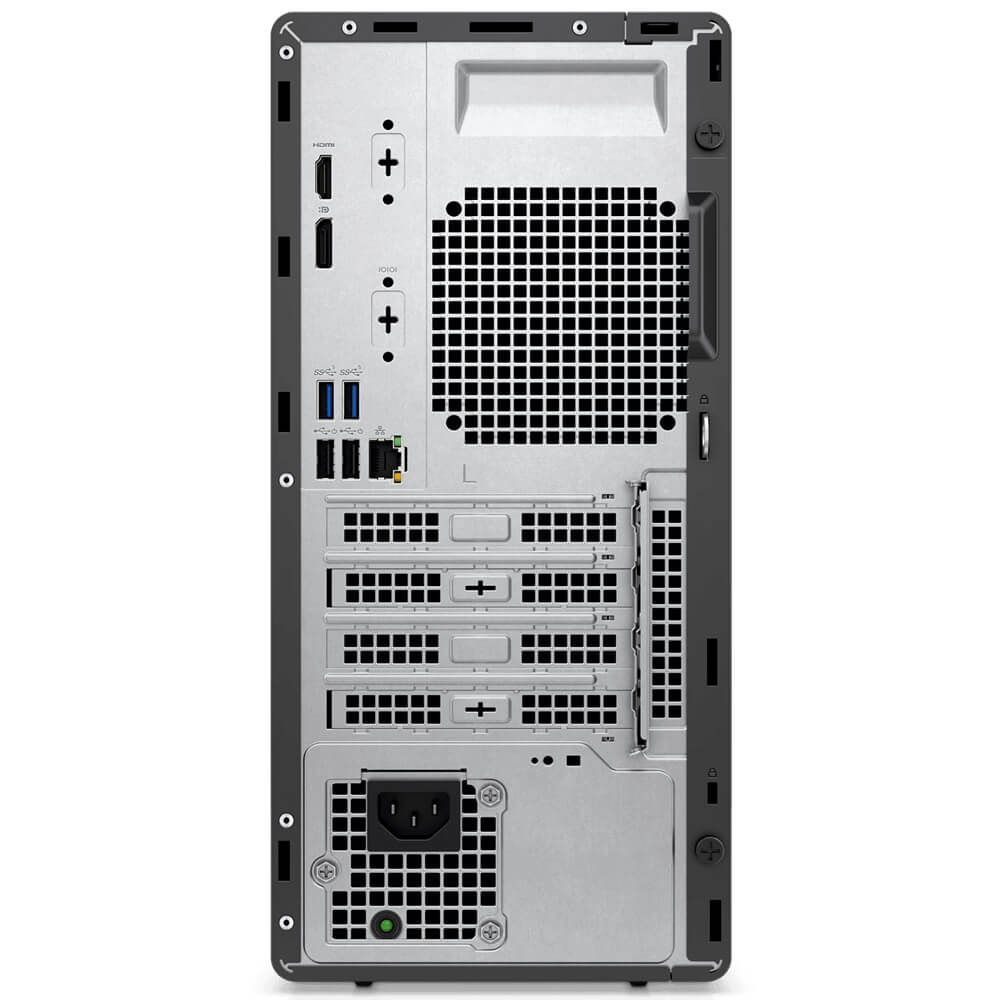 Dell OptiPlex 7020 Mini Tower Desktop PC – Core i5 14500 / 16GB RAM / 512GB SSD / Win 11 Pro (N013O7020MTEMEA) — rear view
