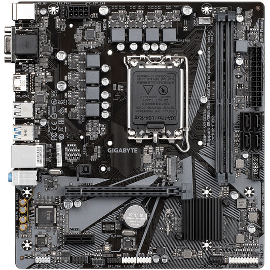 Gigabyte H610M H V2 DDR4 LGA1700 Micro ATX Motherboard (GA-H610M-H-V2-DDR4) image 2