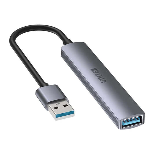 Unitek 4-in-1 USB-A Space Grey Hub (H1208A) image 2