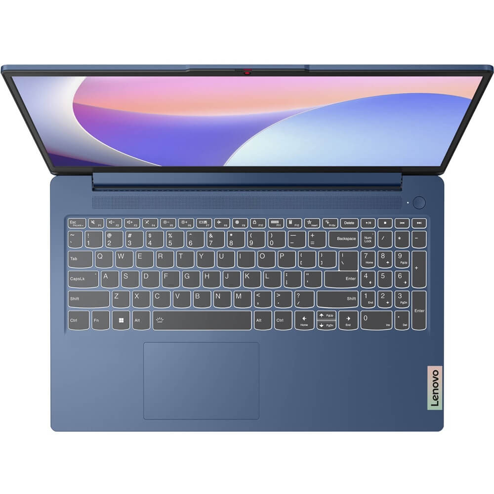 Lenovo IdeaPad Slim 3 15ABR8 Notebook PC – Ryzen 7-7730U / 15.6″ FHD / 16GB RAM / 512GB SSD / Win 11 Home / Abyss Blue (82XM0