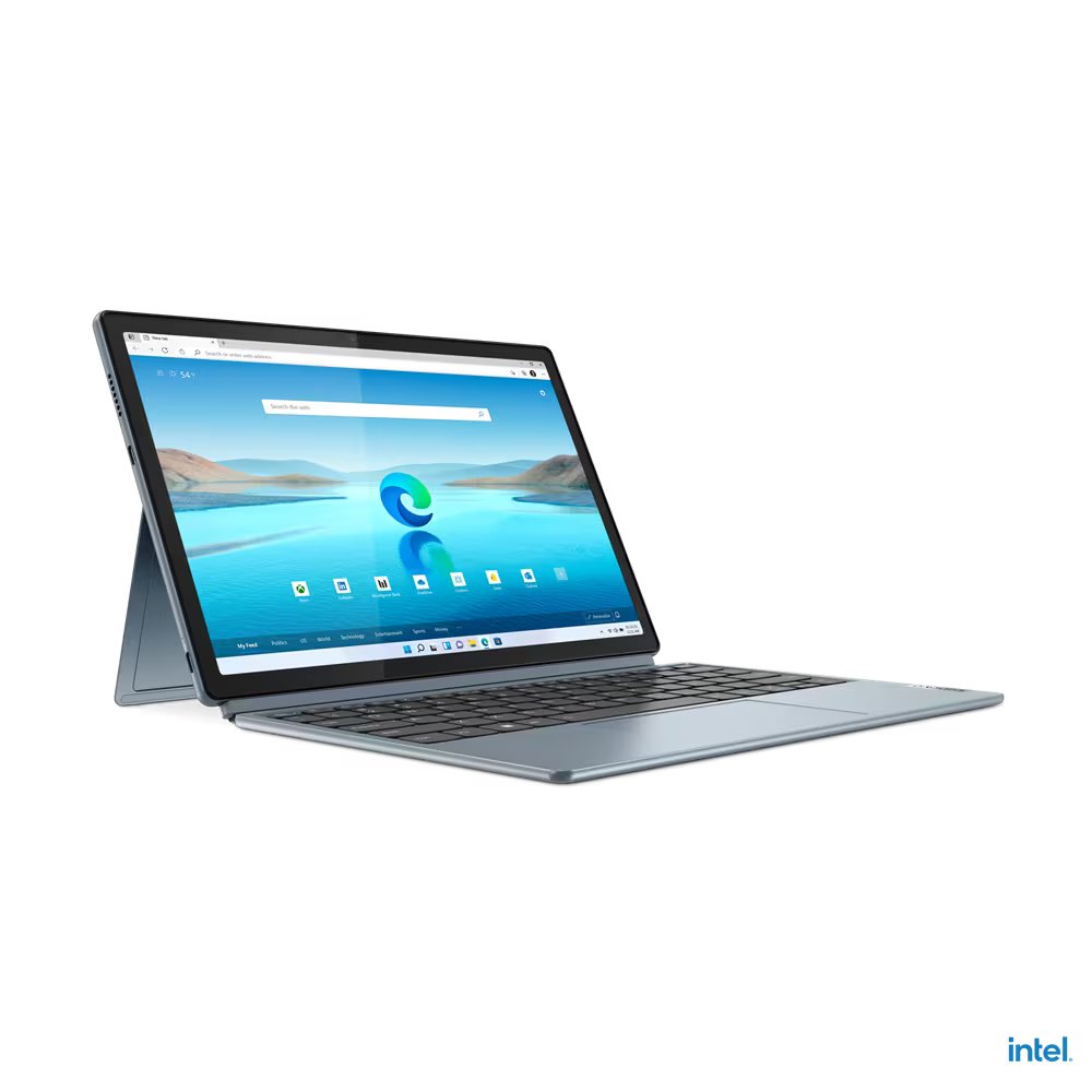 Lenovo IdeaPad Duet 5 12IAU7 Notebook PC – Core i5-1235U / 12.4″ 2.5K Touch / 16GB RAM / 512GB SSD / Win 11 Pro / Stone Blue