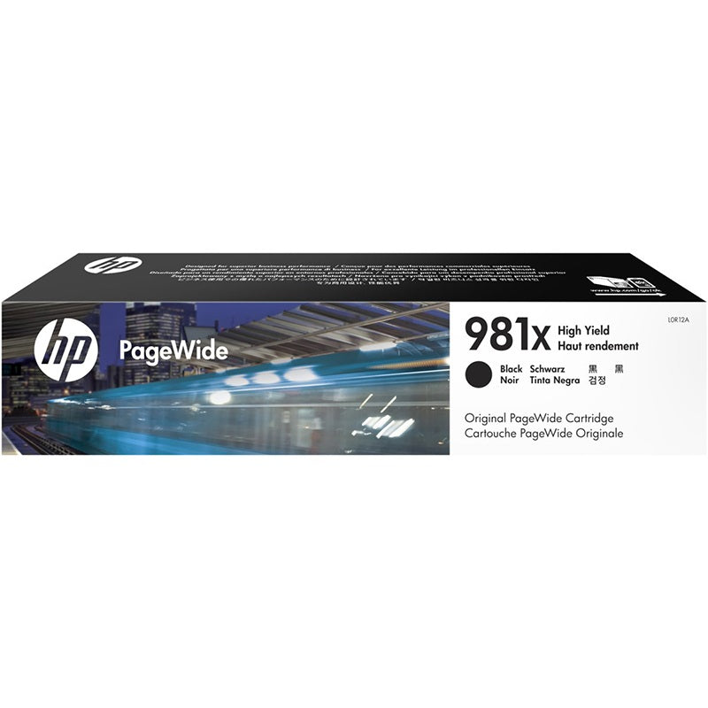 HP 981X High Yield Black PageWide Cartridge (L0R12A) image 1