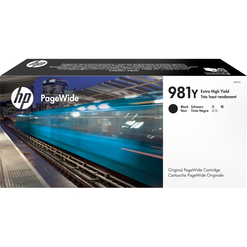 HP 981Y Extra High Yield Black PageWide Cartridge (L0R16A) image 1