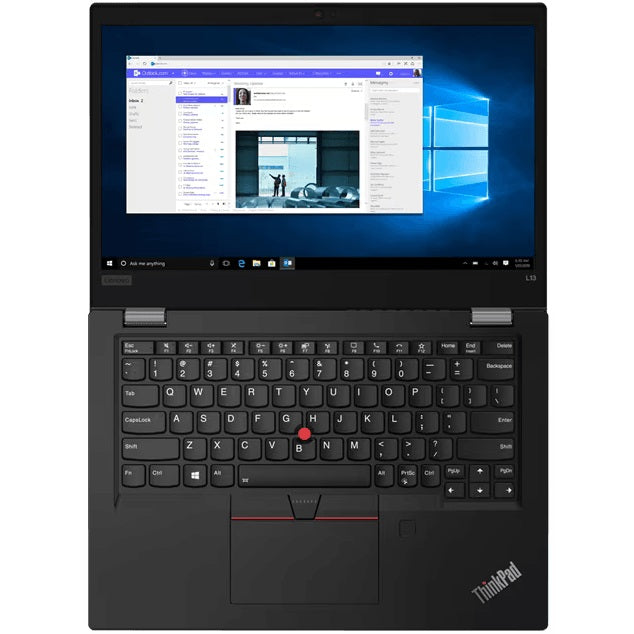 Lenovo ThinkPad L13 Gen 2 Notebook PC – Core i5-1135G7 / 13.3″ FHD / 8GB RAM / 256GB SSD / Win 10 Pro (20VH0016ZA) — rear vie