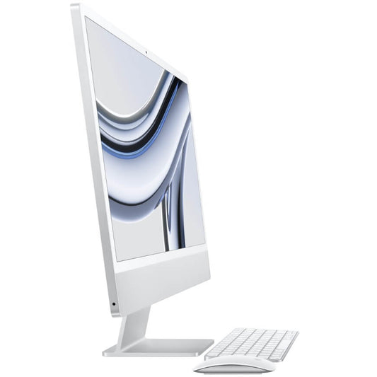 Apple iMac Desktop PC – Apple M3 Chip / 24″ 4.5K Retina / 8GB RAM / 256GB SSD / macOS / Silver (MQR93SO/A) image 2