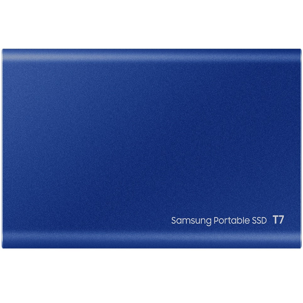 Samsung Portable T7 2TB Blue Solid State Drive (MU-PC2T0H/WW) image 4