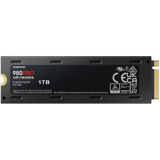 Samsung 980 PRO 1TB PCle 4.0 NVMe M.2 Solid State Drive with Heatsink (MZ-V8P1T0CW) image 2