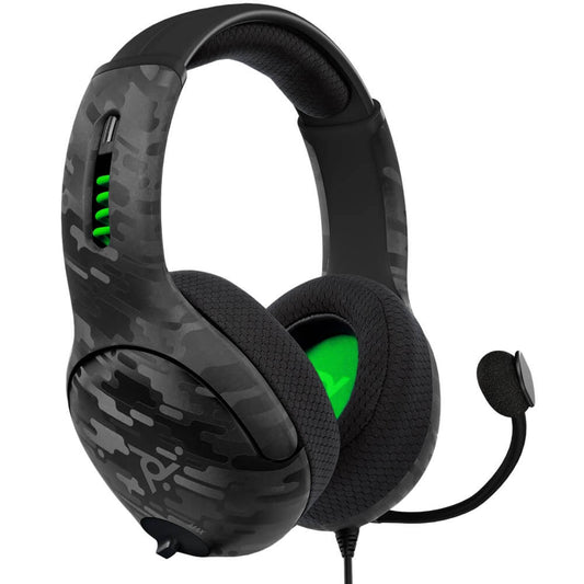PDP LVL50 Wired Headset for Xbox Series X|S & PC – Black Camo image 2
