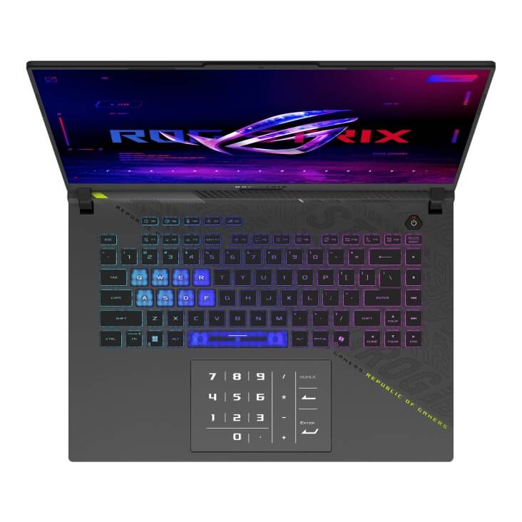ASUS ROG Strix G16 G614 Gaming Notebook PC – Ryzen 9 9955HX / 16” WQXGA 240Hz / 16GB RAM / 1TB SSD / NVIDIA RTX 5070 8GB / Win 11 Pro / Eclipse Grey (G614FP-91610G0W) image 4