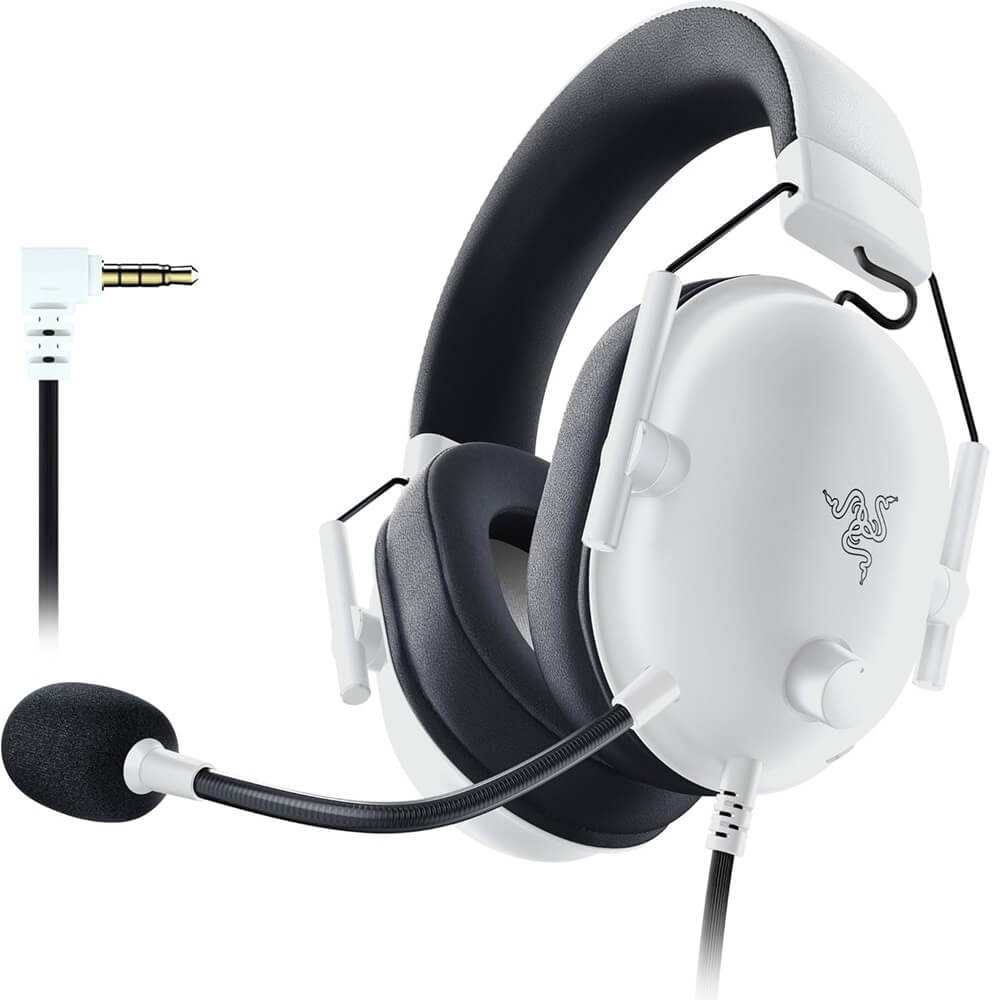 Razer BlackShark V2 X Wired eSports Gaming Headset – White (RZ04-03240700-R3M1) image 4