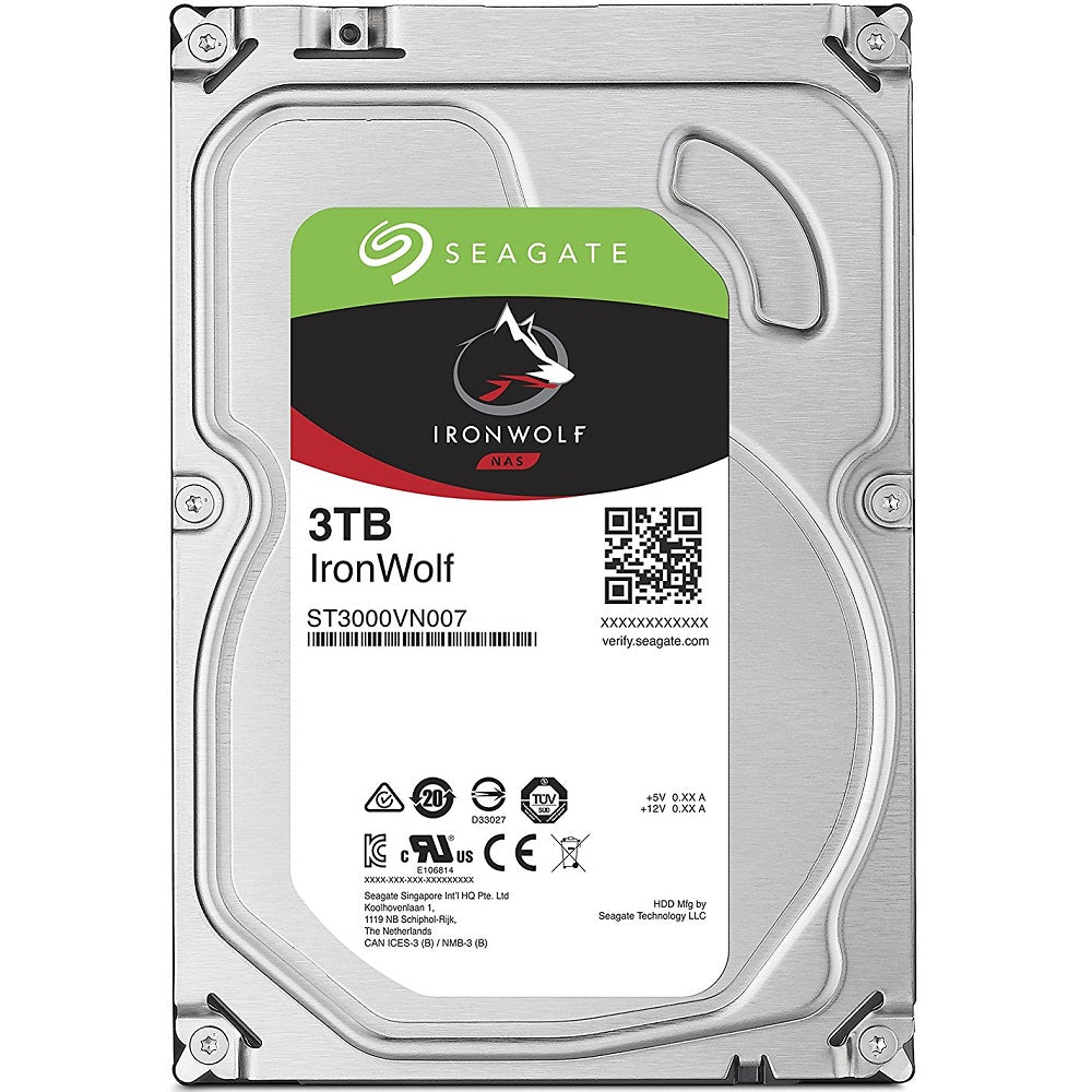 Seagate IronWolf 3TB 3.5-inch NAS Hard Drive (ST3000VN007) image 1