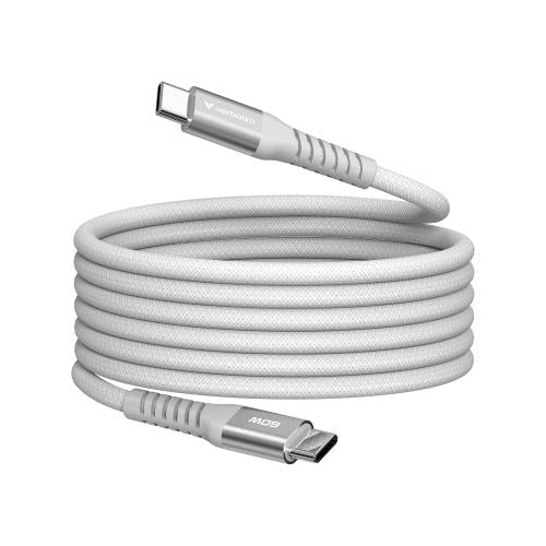 Verbatim Sync & Charge 60W Magnetic Cable – Grey (31850) image 2