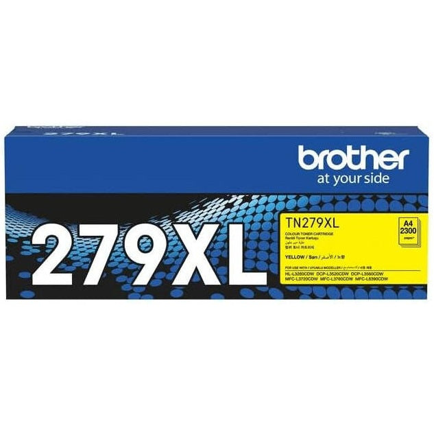 Brother TN-279XLY High Yield Yellow Toner Cartridge image 1
