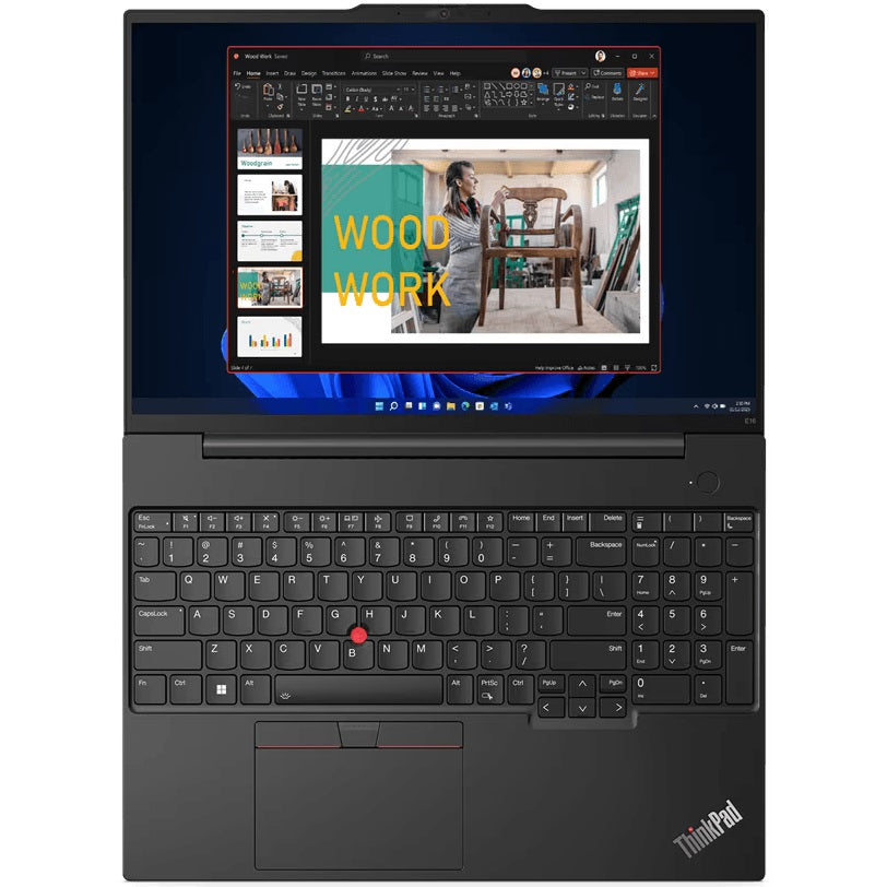 Lenovo ThinkPad E16 Gen 1 Notebook PC – Ryzen 7-7730U / 16.0″ WUXGA / 8GB RAM / 512GB SSD / Win 11 Pro / Graphite Black (21JT