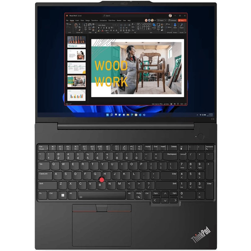 Lenovo ThinkPad E16 Gen 1 Notebook PC – Ryzen 5-7530U / 16.0″ WUXGA / 8GB RAM / 512GB SSD / Win 11 Pro / Graphite Black (21JT