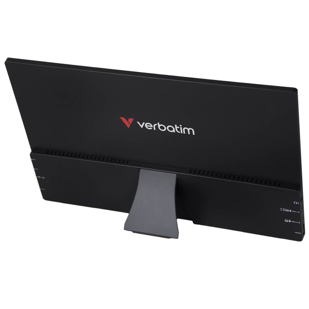Verbatim 14″ Full HD Portable Monitor (49590) — rear view