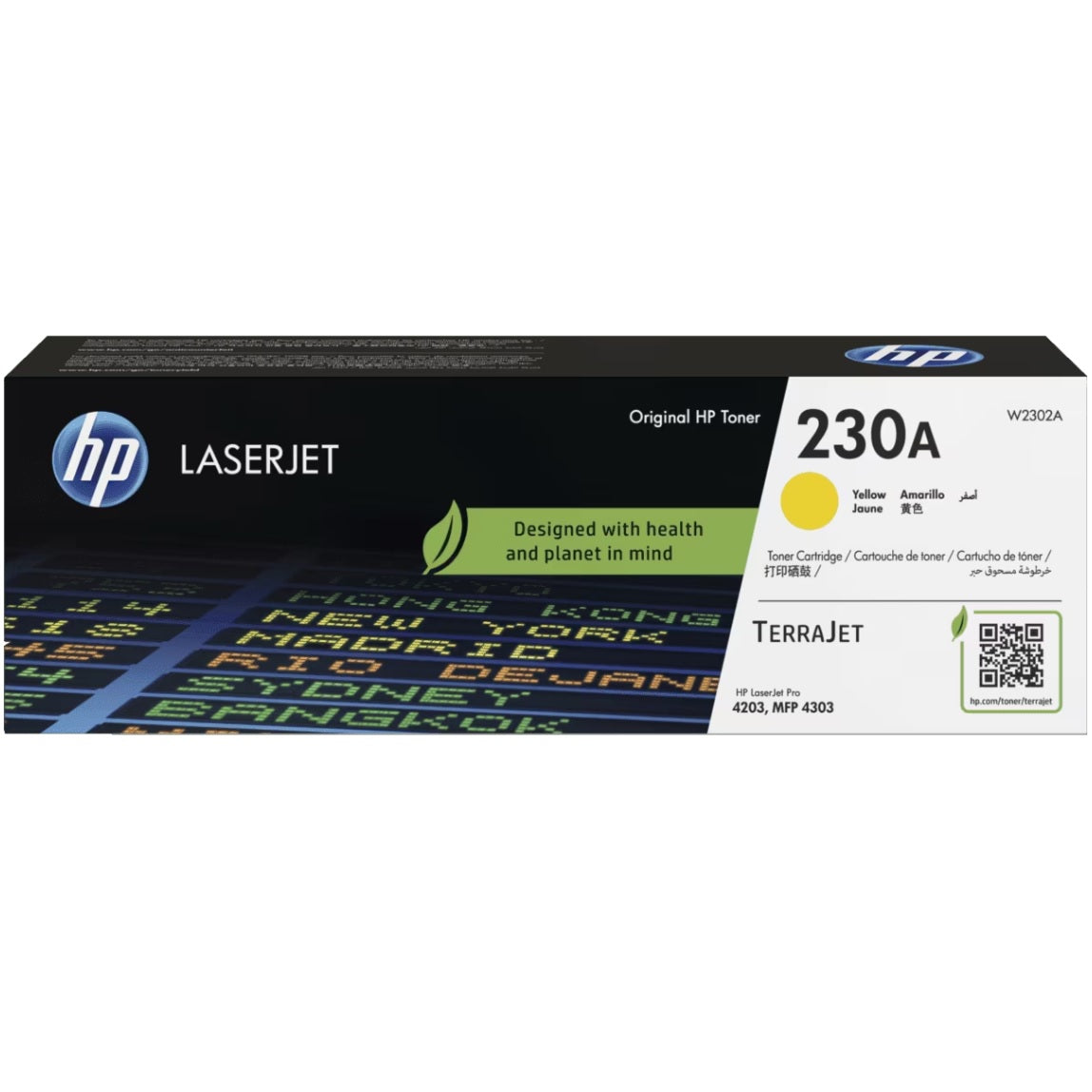 HP 230A Yellow LaserJet Toner Cartridge (W2302A) image 1