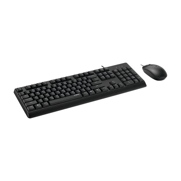 Rapoo X130PRO Wired Keyboard & Mouse Combo — front view
