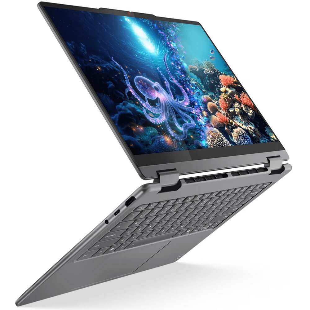Lenovo Yoga 7i 2-in-1 14ILL10 Notebook PC – Core Ultra 7 256V / 14″ WUXGA Touch / 16GB RAM / 1TB SSD / Win 11 Pro / Luna Grey