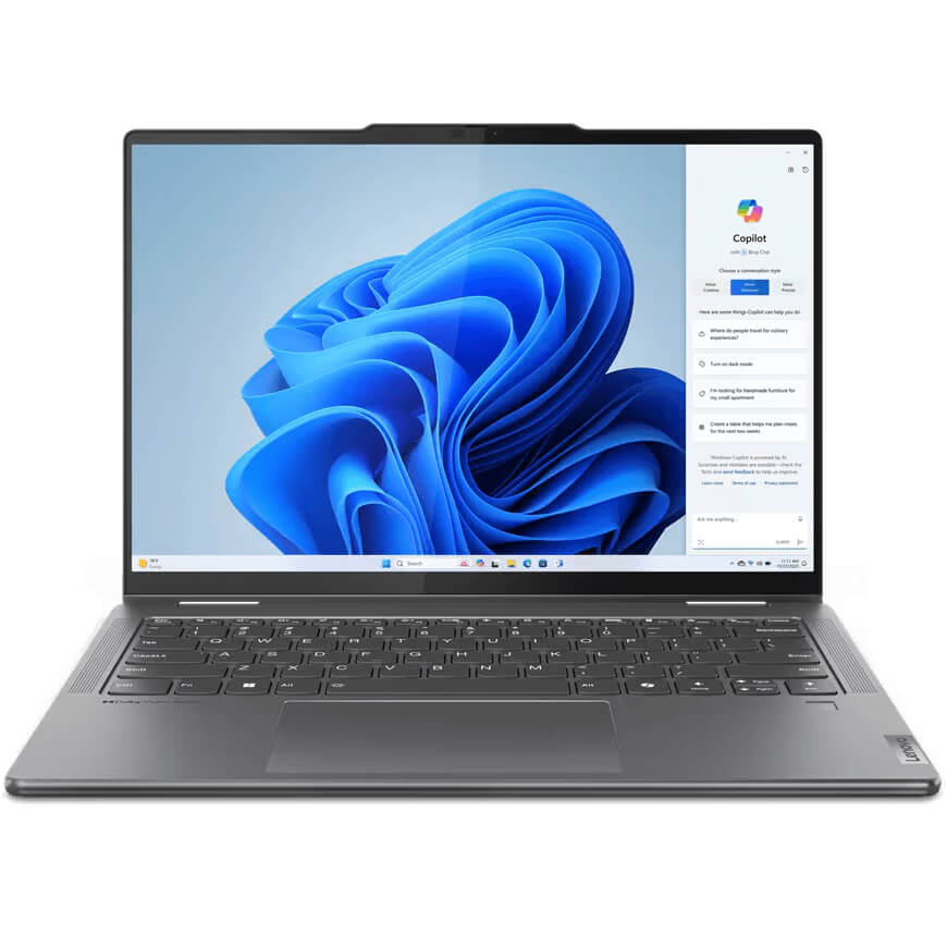 Lenovo Yoga 7 2-in-1 14IML9 Notebook PC – Core Ultra 7 155U / 14″ WUXGA Touch / 16GB RAM / 1TB SSD / Win 11 Pro / Storm Grey