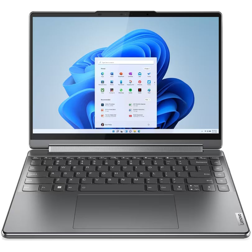 Lenovo Yoga 9 14IAP7 Notebook PC – Core i7-1260P / 14.0″ 4K OLED Touch / 16GB RAM / 1TB SSD / Win 11 Pro / Storm Grey (82LU00