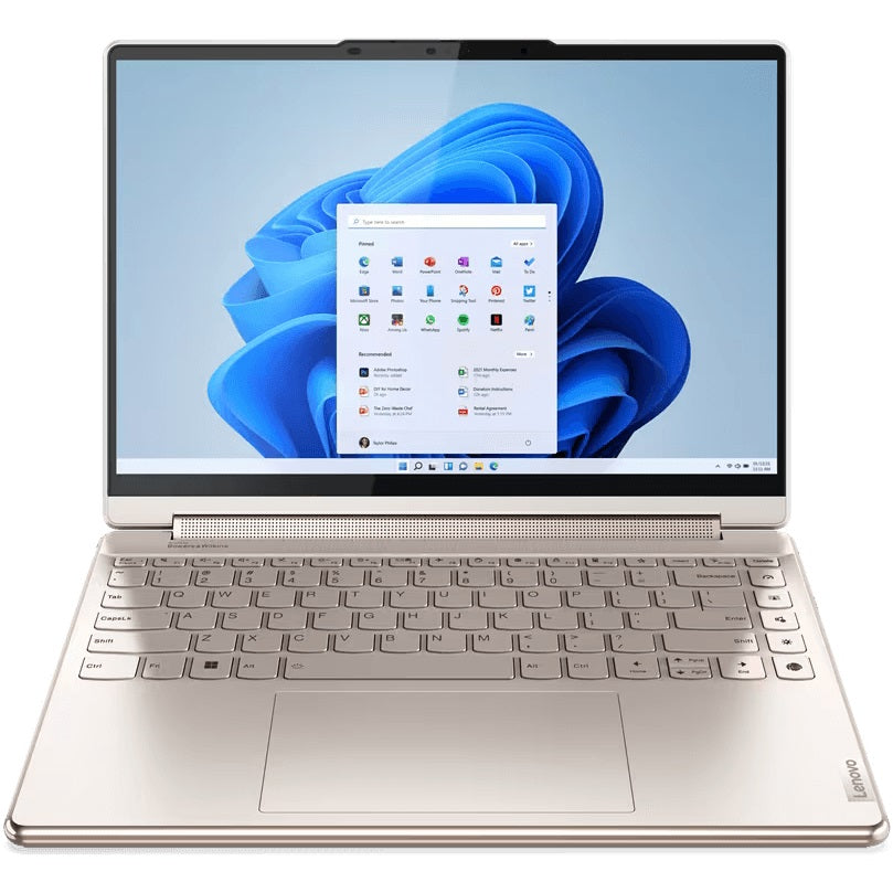 Lenovo Yoga 9 14IAP7 Notebook PC – Core i7-1260P / 14.0″ 4K Touch / 16GB RAM / 1TB SSD / Win 11 Pro / Oatmeal (82LU00CXSA) —