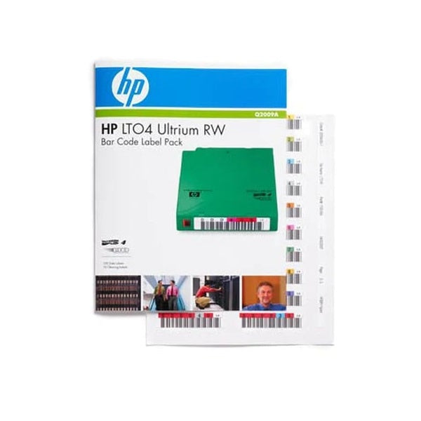 HP Enterprise LTO-4 Ultrium Read/Write Bar Code Label Pack (Q2009A) image 1