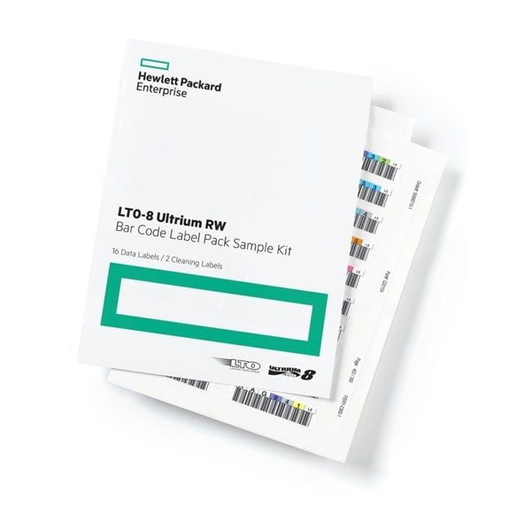 HPE LTO-8 Ultrium RW Bar Code Label Pack (Q2015A) image 1
