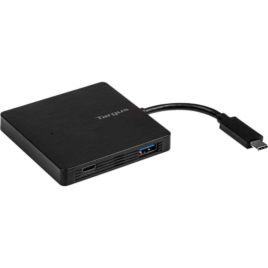 Targus USB-C Hub To 3 x USB-A and 1x USB-C Power Delivery Pass Through (ACH924EU) image 1