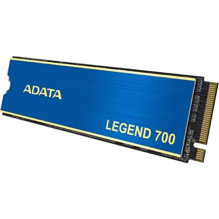 ADATA Legend 700 Gold 512GB M.2 2280 PCIe NVMe 3.0×4 Solid State Drive (ALEG-700-512GCS) — side view