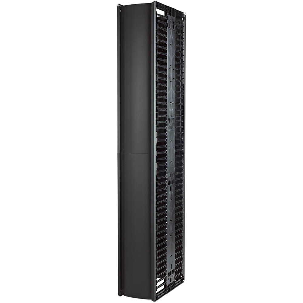 APC Valueline, Vertical Cable Manager for 2 & 4 Post Racks, 84″H X 12″W, Double-Sided with Doors (AR8775) image 1