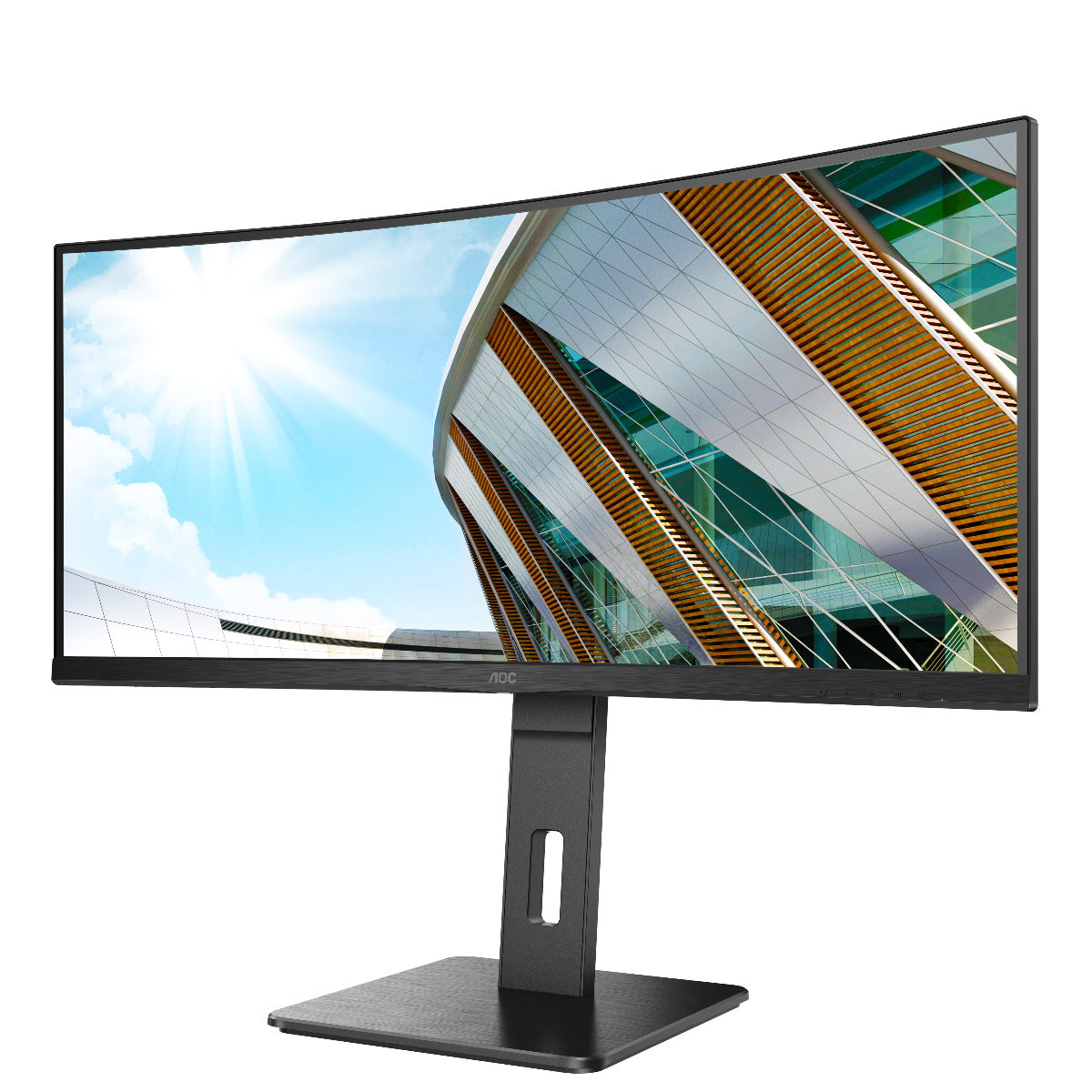 AOC 34″ WQHD CU34P2A Business Curved Monitor (AOC-CU34P2A) image 4