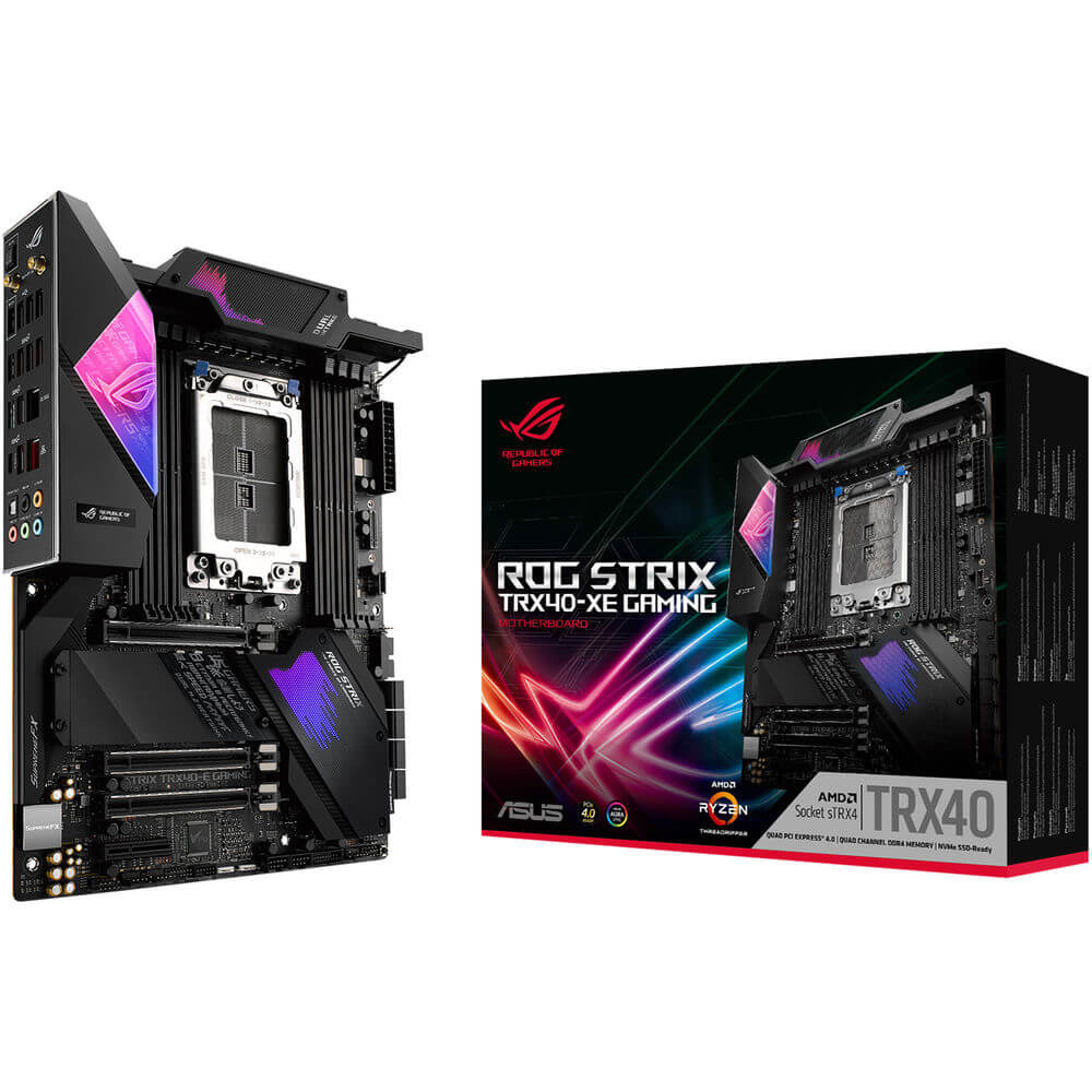 ASUS ROG STRIX TRX40-XE GAMING AMD TRX40 ATX motherboard |(ASUS ROG STRIX TRX40-XE GAMING) image 1