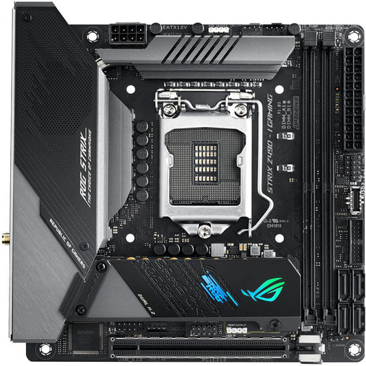 ASUS ROG STRIX Z490-I Gaming LGA 1200 Mini-ITX Motherboard image 2