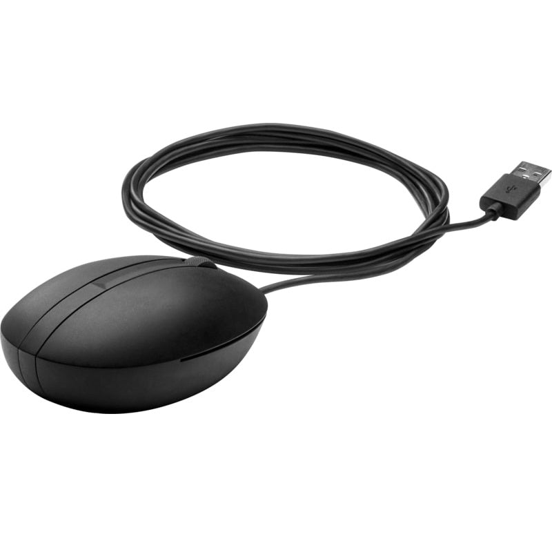 HP Wired 320M Mouse (9VA80AA) — rear view