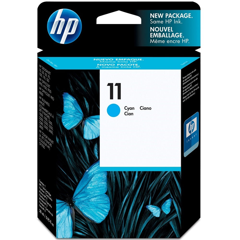 HP 11 Cyan Ink Cartridge (C4836A) image 1