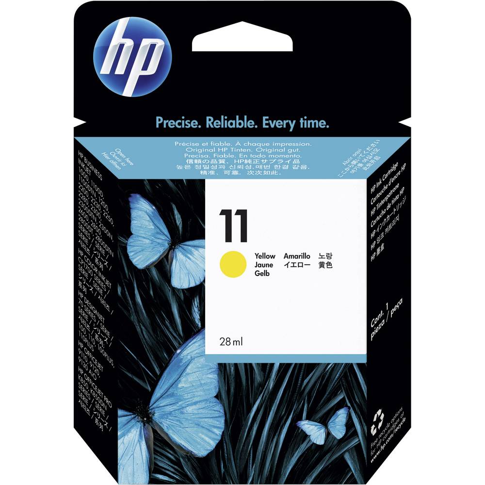 HP 11 Yellow Ink Cartridge (C4838A) image 1