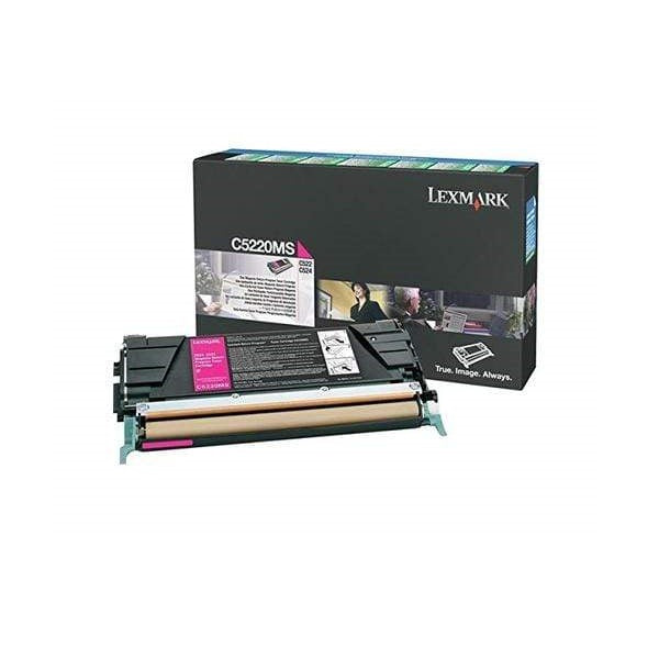 Lexmark C5220MS Return Program Magenta Laser Toner Cartridge image 1
