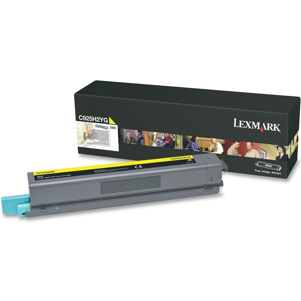 Lexmark C925H2YG High Yield Yellow Laser Toner Cartridge image 1