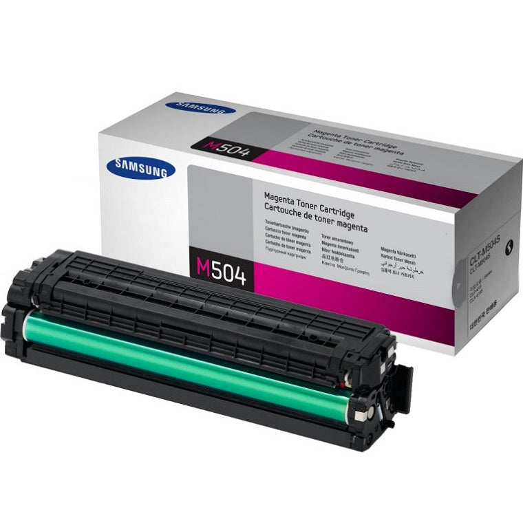 Samsung CLT-M504S Magenta Laser Toner Cartridge (SU294A) image 1