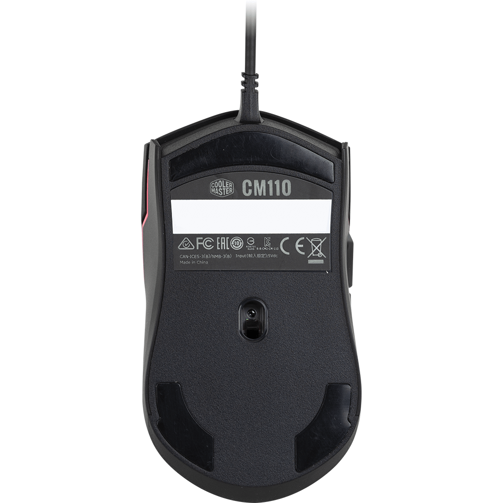 CoolerMaster CM110 Ambidextrous RGB Optical Gaming Mouse (CM-110-KKWO1) image 4