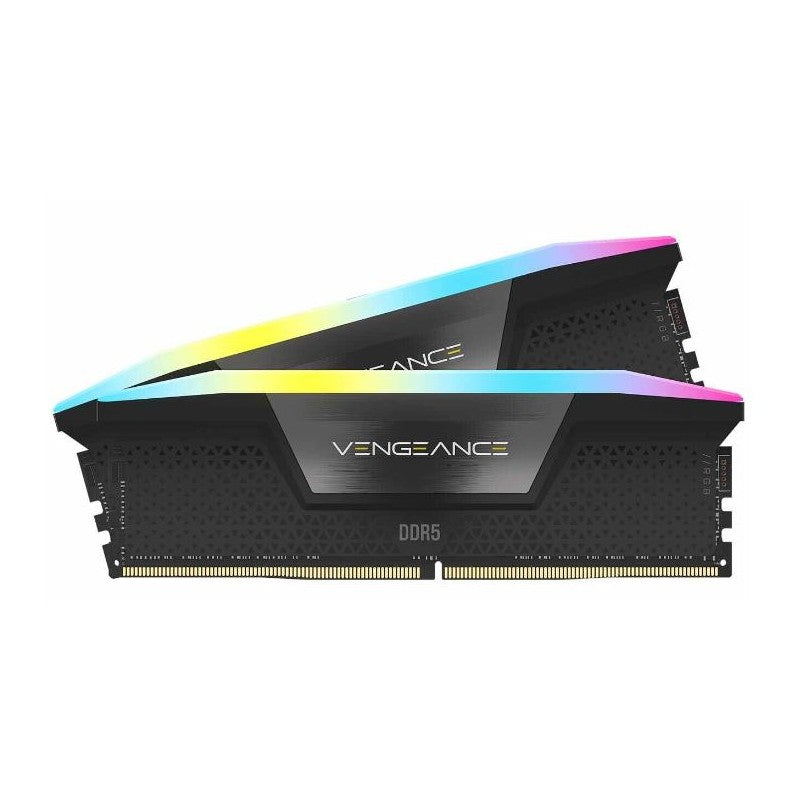 Corsair VENGEANCE RGB 32GB (2 x 16GB) DDR5 DRAM 5600MHz C36 Black Memory Kit (CMH32GX5M2B5600C36K) image 1