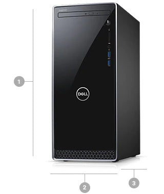 Dell Inspiron 3671 Mini Tower Desktop PC – Core i3-9100 / 8GB RAM / 1TB HDD / Win 10 Home (IS3671-i3-9100-8-1-10S) image 6