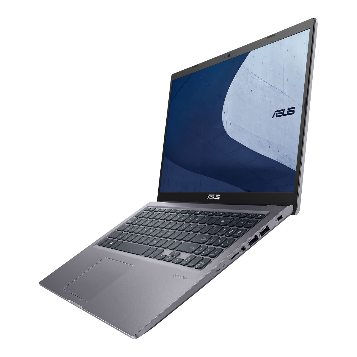 ASUS P1512 Notebook PC – Core i5-1135G7 / 15.6″ FHD / 8GB RAM / 256GB SSD / Win 11 Pro / Grey (P1512CEA-I582G1X) — rear view